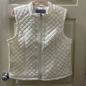 Laura Scott Women’s Puffer Vest White